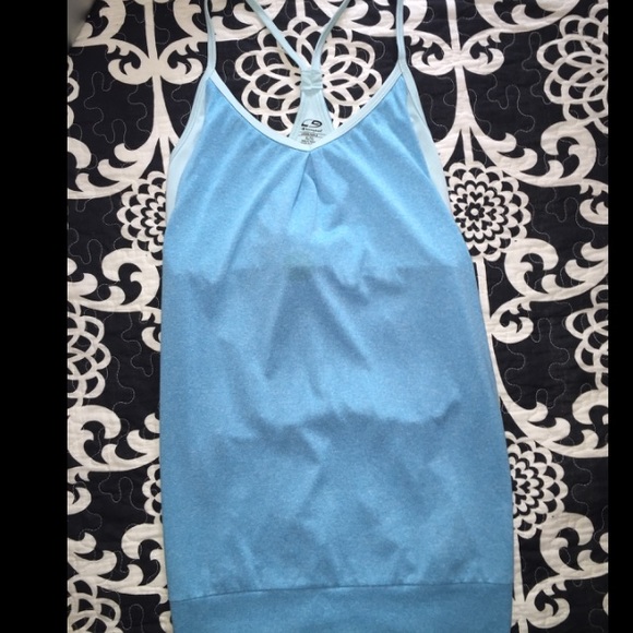 Champion workout top with sports bra attached