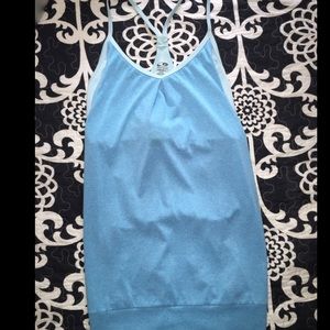 Champion workout top with sports bra attached