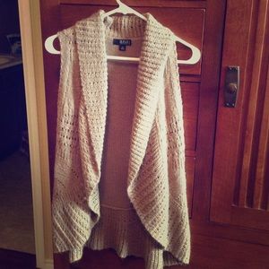 Brown vest sweater