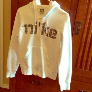 Nike zip up sweatshirt