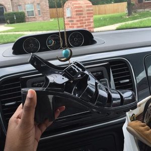 Jelly shoes with heel