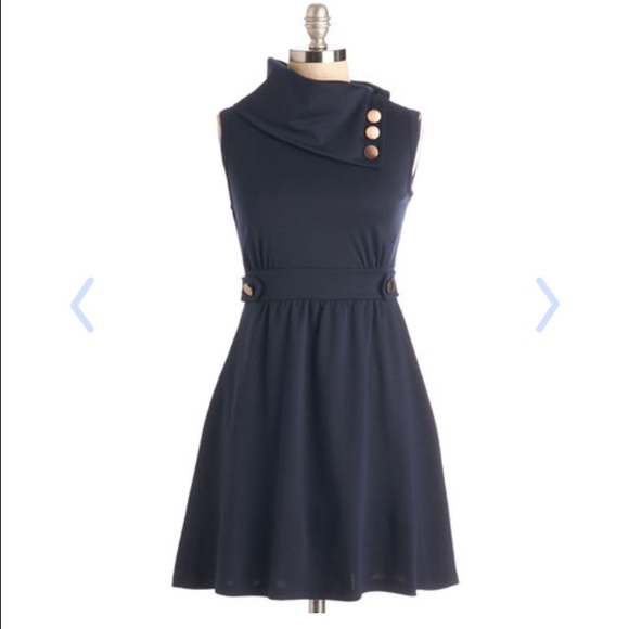 ModCloth Dresses & Skirts - Modcloth Coach Tour Dress in Bleu