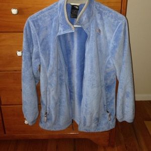 Girls Light Blue North face Jacket