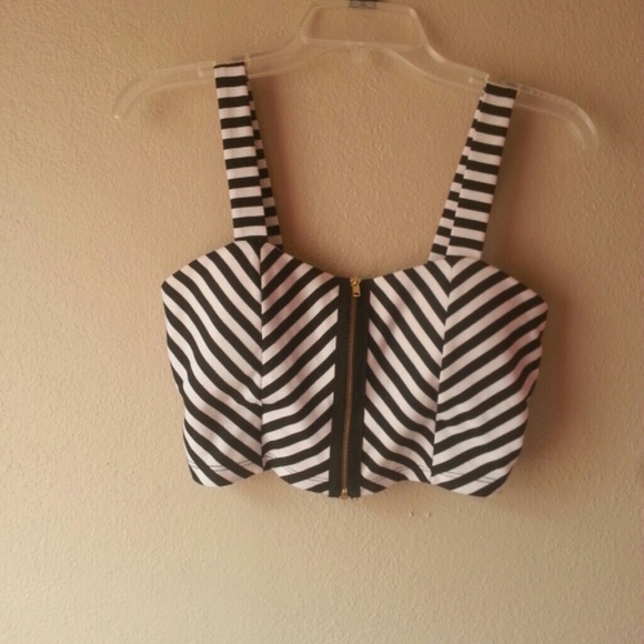 Stripe Crop Top