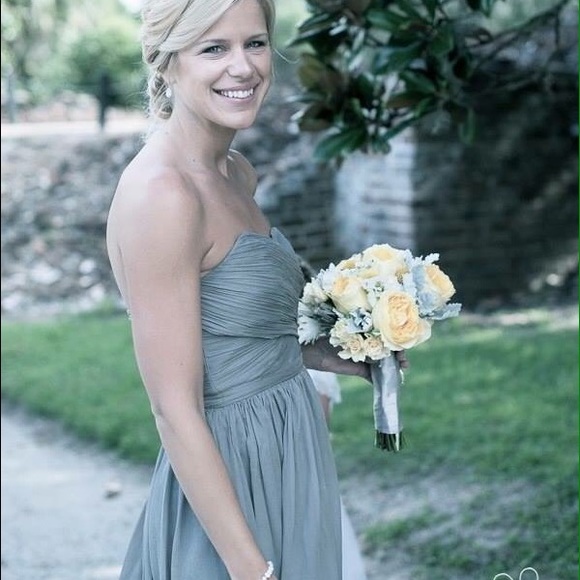 J. Crew Dresses & Skirts - J Crew Gray Silk Chiffon Dress