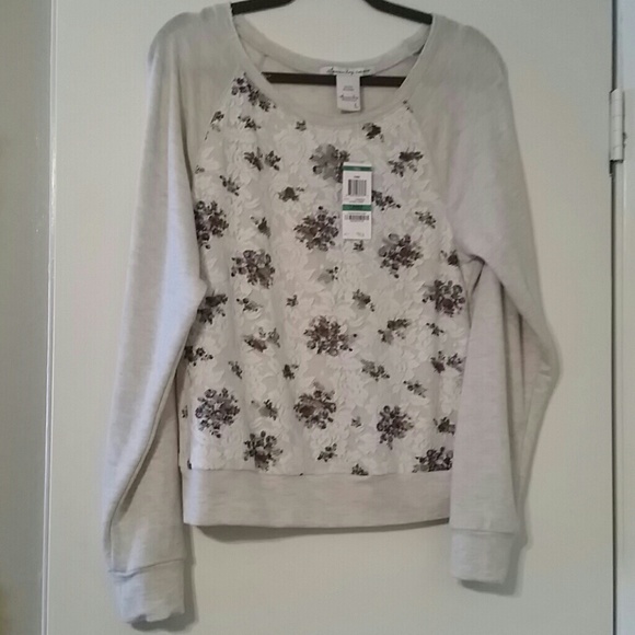 American Rag Floral sweater
