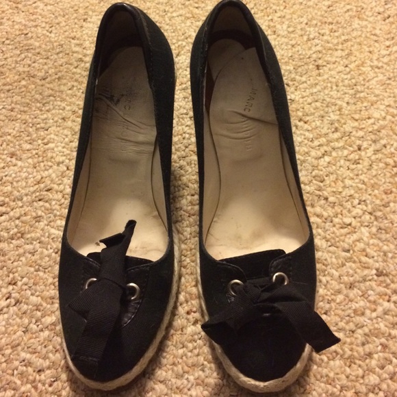 Marc Jacobs espadrilles heels shoes bow pumps - Picture 2 of 4