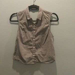 Button down tank top