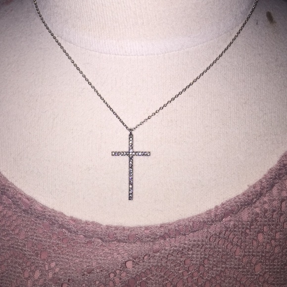 Silver Cross Necklace