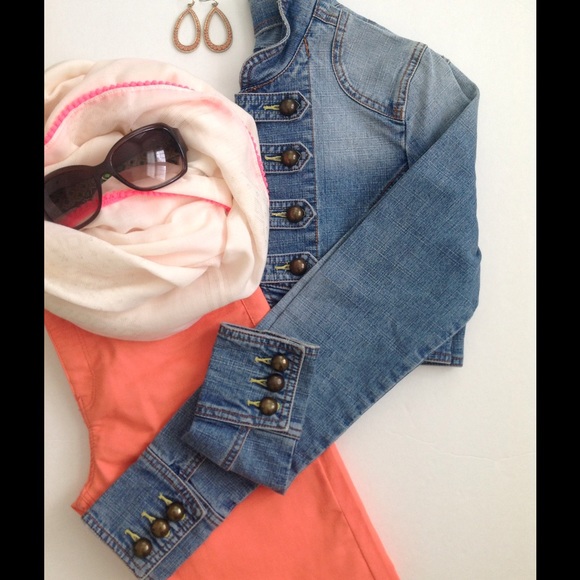 Donated❗️Denim jeans cropped jacket