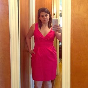 Express hot pink dress