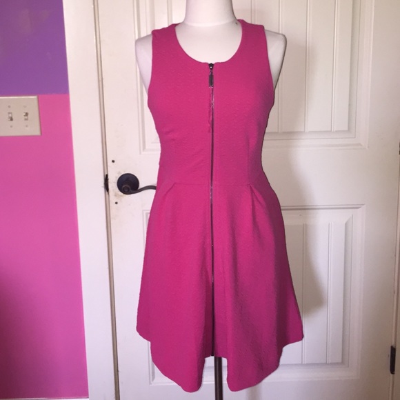 Pink Zipper Dress