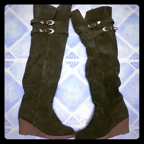 Faux suede
