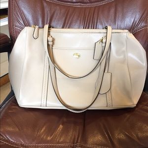 Brand new tan leather Coach Bag