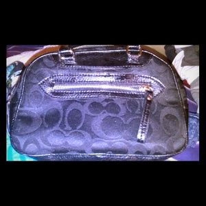 Small black coach bag (its real)