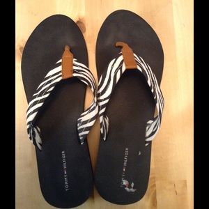 Flip flops. Tommy Hilfiger. Size 10,
