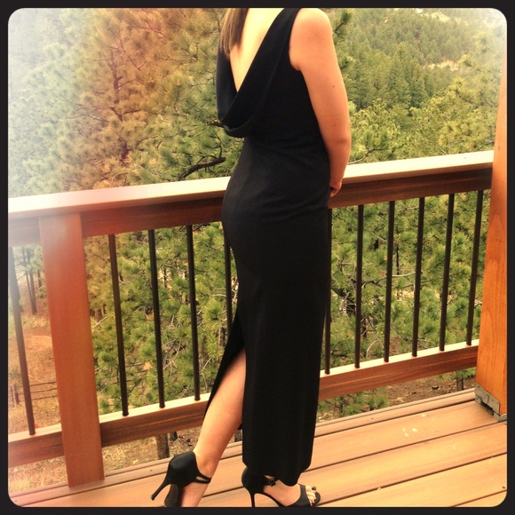 Ann Taylor evening black dress
