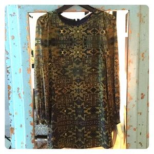 Twelfth Street Cynthia Vincent Print Shift Dress