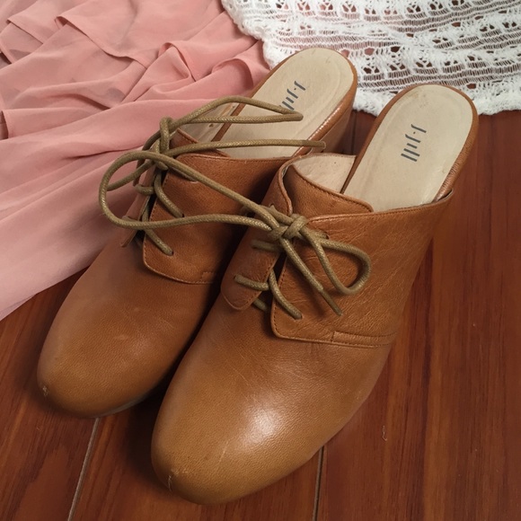 J. Jill "COACHELLA" Lace Up Leather Clogs