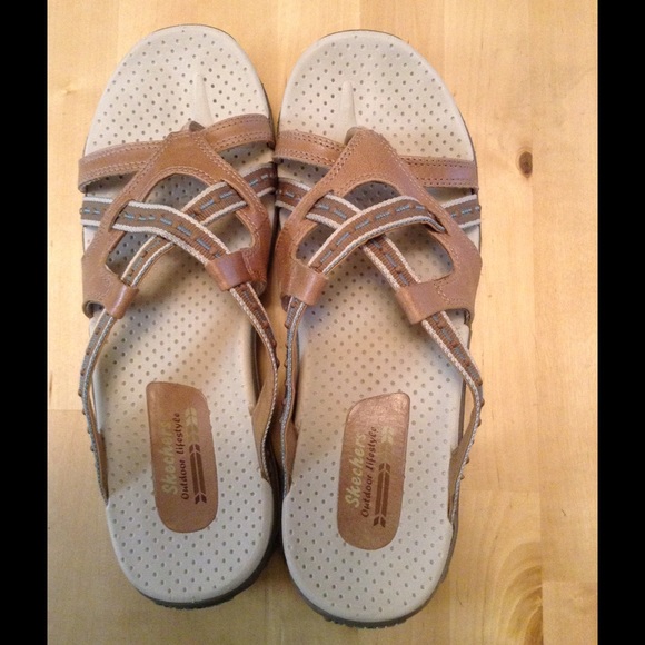 Sandals by Skechers. Size 10.