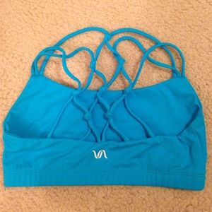 valleau apparel mermaid strappy back sports bra