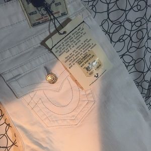 White true religion girl jeans