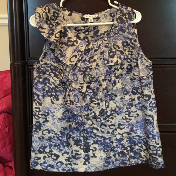 Cabi ruffle top