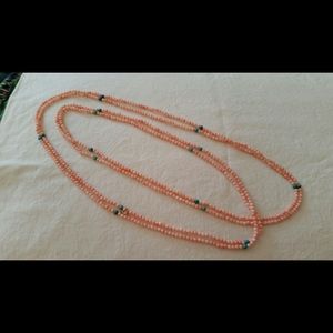 Coral and turquoise Necklace