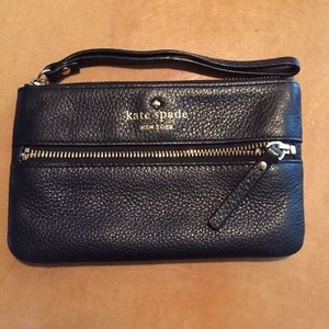 Black Kate Spade Wristlet
