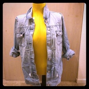 Levi's distressed denim jacket