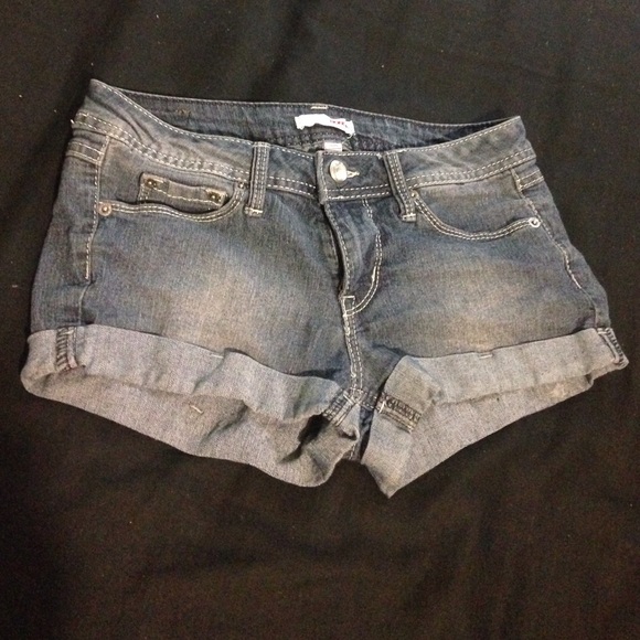 denim shorts