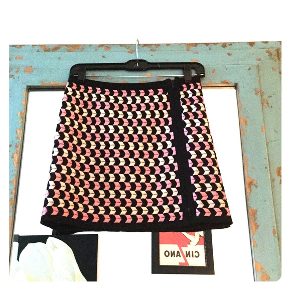 Missoni Knit Skirt with Front Zip