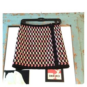 Missoni Knit Skirt with Front Zip