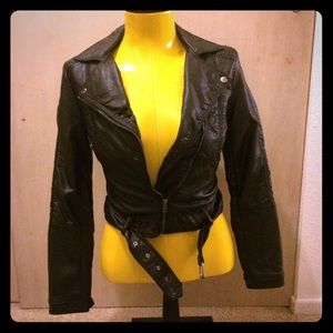 Faux leather Moro jacket