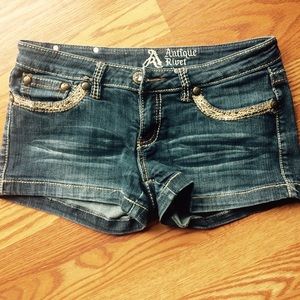Antique River Denim Shorts