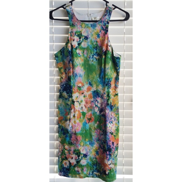 Dresses & Skirts - ✨BUNDLE✨ watercolor sheath and DV sandals