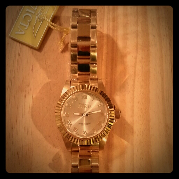 Invicta Accessories - Gold and Stainless Steel watch