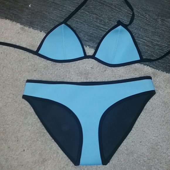 Blue Triangl Bikini