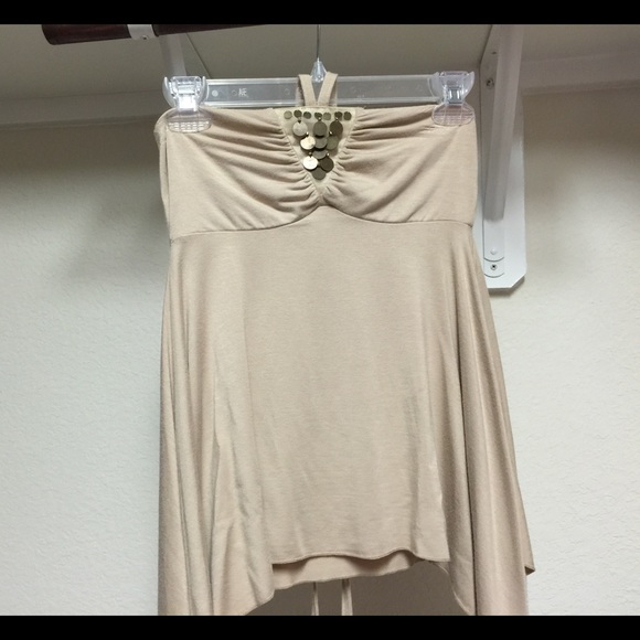 The Limited halter top ! With gold detail !!
