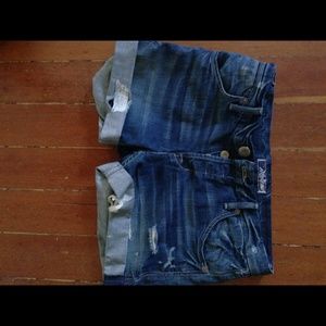 Hudson size 24 jean shorts.