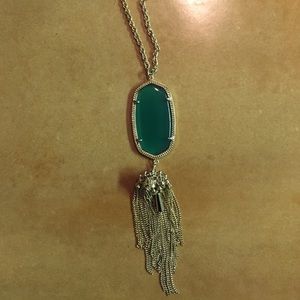 Green Kendra Scott Rayne Necklace