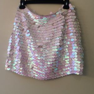 Iridescent sequin skirt- worn once!