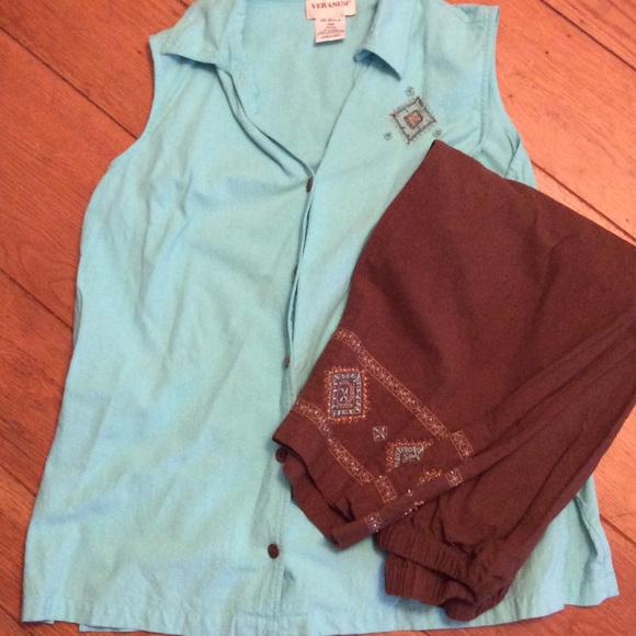 Capri set with beading detail