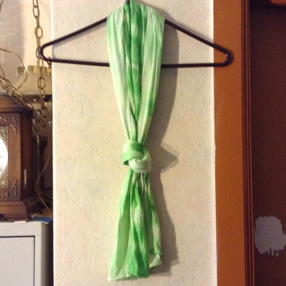 Sheer Bright Green Scarf