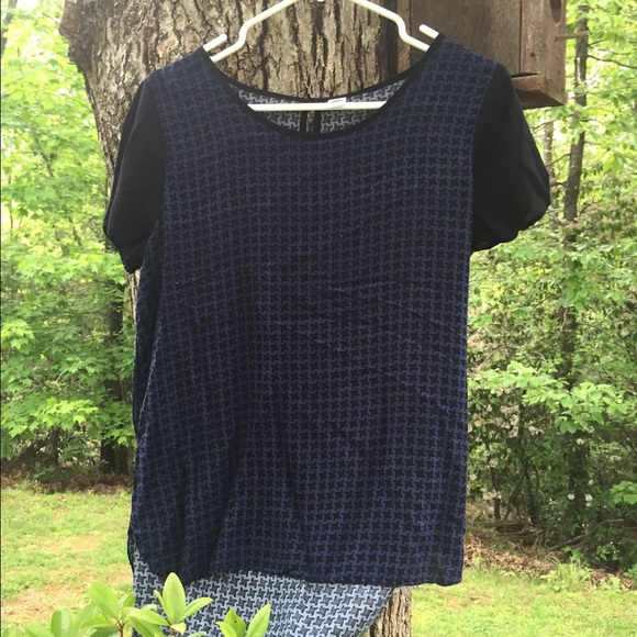 Houndstooth blouse from Old Navy