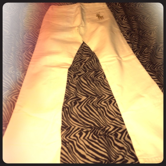 Ralph Lauren white jeans