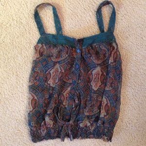 Pattern tank top
