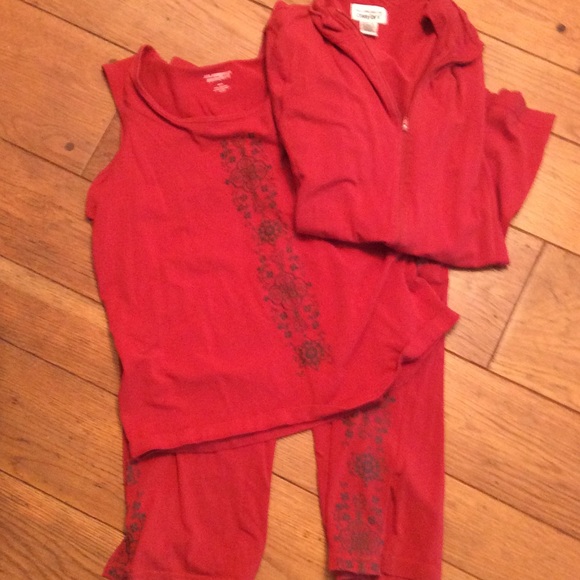 3 piece set capris