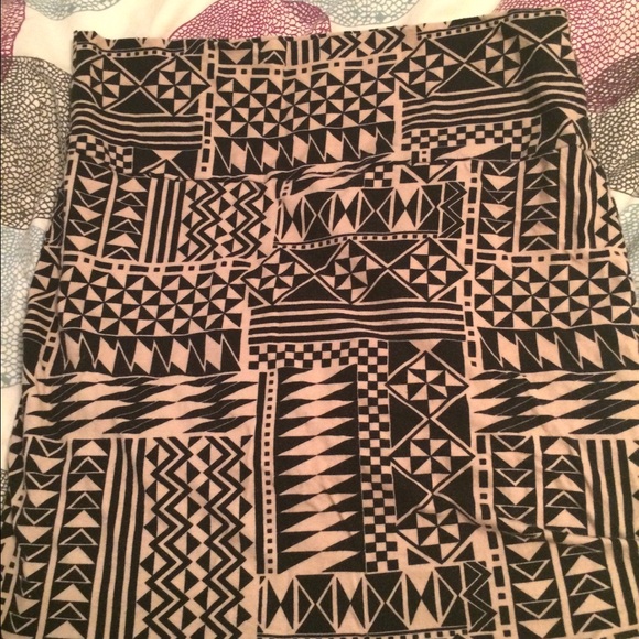 Charlotte Russe: Tribe Print Skirt - Picture 1 of 3