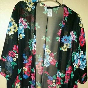 Floral long Kimono